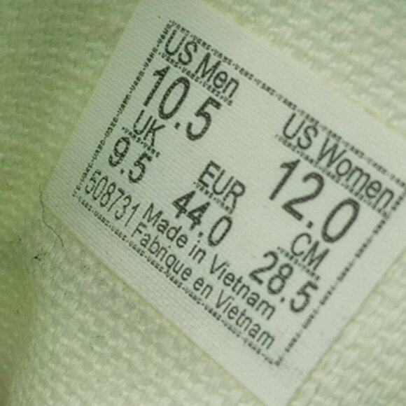 Vans Era Neon Lime Green Sneakers Unisex Low Top Men's 10.5 Canvas Skate Shoes - Picture 12 of 15